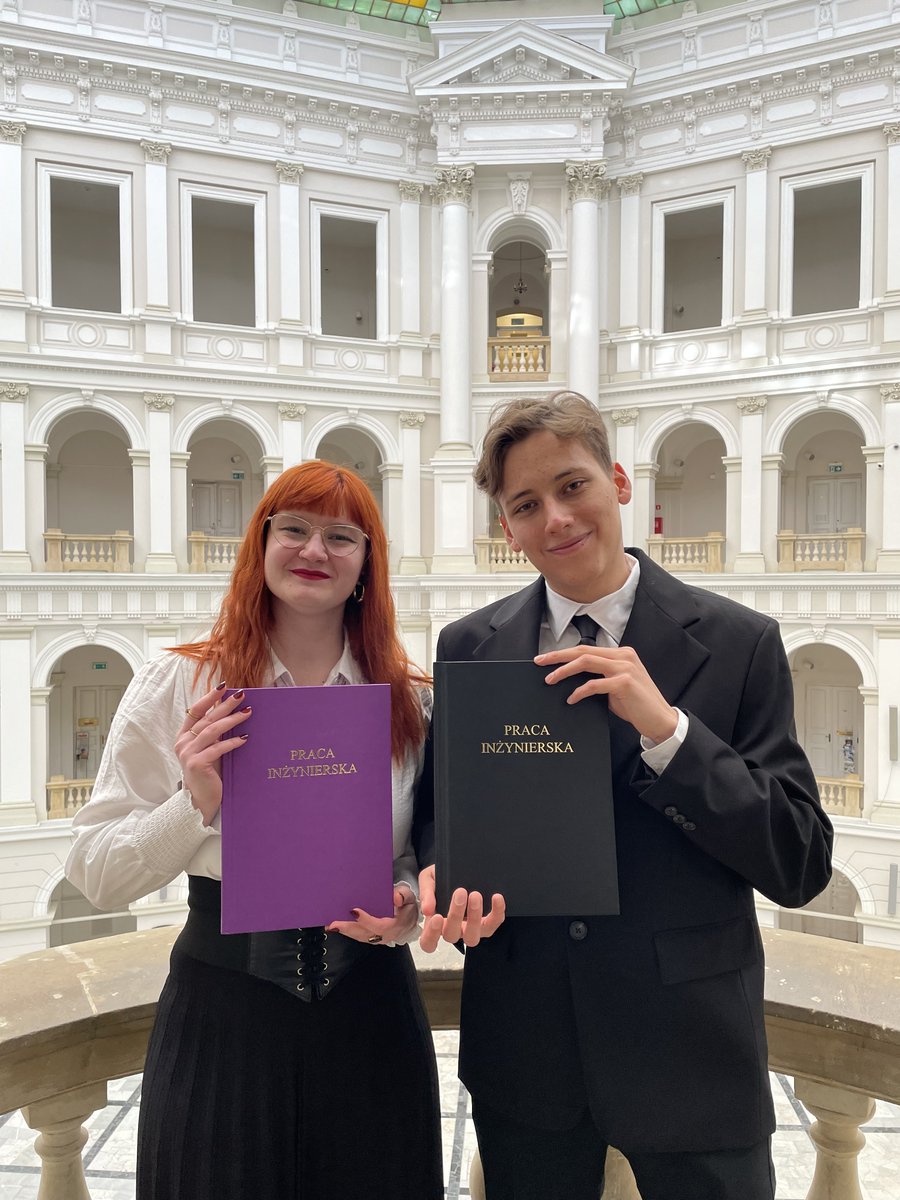 Artur Kasprzak (@kasprzak_wut) on Twitter photo We are thrilled to announce that our incredible BSc Students, Daria & Rafał, have passed their enginnering exams with flying colours! 🥳They both did fanstastically well and we couldn't be prouder of their achievement! Congrats to these amazing new engineers from <a href="/wch_pw/">Wydział Chemiczny PW</a> ! 👏👩‍🎓👨‍🎓 We are thrilled to announce that our incredible BSc Students, Daria & Rafał, have passed their enginnering exams with flying colours! 🥳They both did fanstastically well and we couldn't be prouder of their achievement! Congrats to these amazing new engineers from <a href="/wch_pw/">Wydział Chemiczny PW</a> ! 👏👩‍🎓👨‍🎓