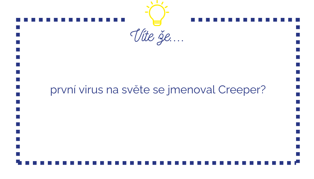 wesecon45200's tweet photo. Tento virus byl napsán v roce 1971. Na rozdíl od dnešních virů byl relativně neškodný – pouze vypisoval hlášku "I’m the creeper, catch me if you can!" 🏃➡️
#viteze #wesecon #virus https://t.co/BZeDU3pMaT