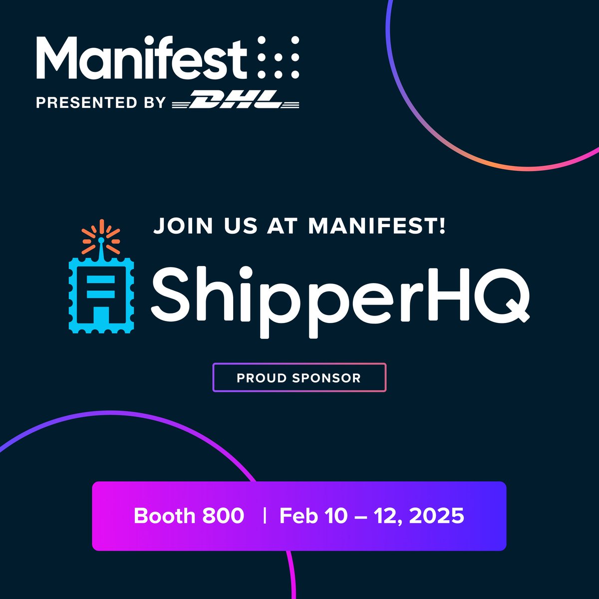 One week until #Manifest2025 &amp; we’re ready for Vegas! 🎉 

But what happens in Vegas shouldn’t stay in Vegas, let’s connect at Booth 800 &amp; build a shipping strategy that lasts.

See you Feb 10-12 for logistics innovation, smarter shipping &amp; great convos!

#Manifest2025 #eCommerce