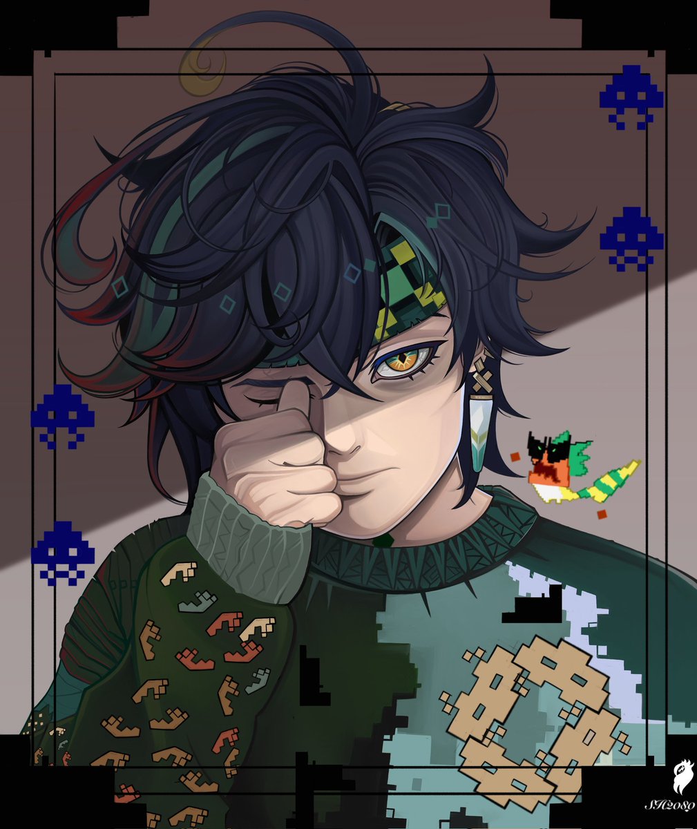 Kinich 💚
.
.
.
#genshinimpactfanart #genshinimpact #fanart #lineart #procreate #procreatedrawing #procreatefanart #hoyoverse