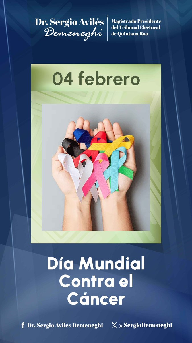 Hoy, en el Día Mundial Contra el Cáncer, recordamos la importancia de la prevención, la detección temprana y el apoyo a quienes luchan contra esta enfermedad. Cada paso que damos, cada esfuerzo colectivo, tiene el poder de salvar vidas y ofrecer esperanza.