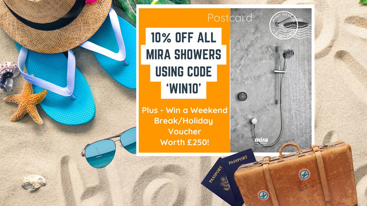 NationalShowerSpares (@natshowerspares) on Twitter photo 📷 February Specials! 📷
Enjoy 10% off all Mira Showers this February with code 'WIN10'!
📷 Plus... every shower purchased this month gives you a chance to win a £250 holiday voucher from Love2shop Holidays!
Don’t miss out - shop now: 📷📷showerspares.com/mira_new_showe…
<a href="/mirashowers/">Mira Showers</a> 📷 February Specials! 📷
Enjoy 10% off all Mira Showers this February with code 'WIN10'!
📷 Plus... every shower purchased this month gives you a chance to win a £250 holiday voucher from Love2shop Holidays!
Don’t miss out - shop now: 📷📷showerspares.com/mira_new_showe…
<a href="/mirashowers/">Mira Showers</a>