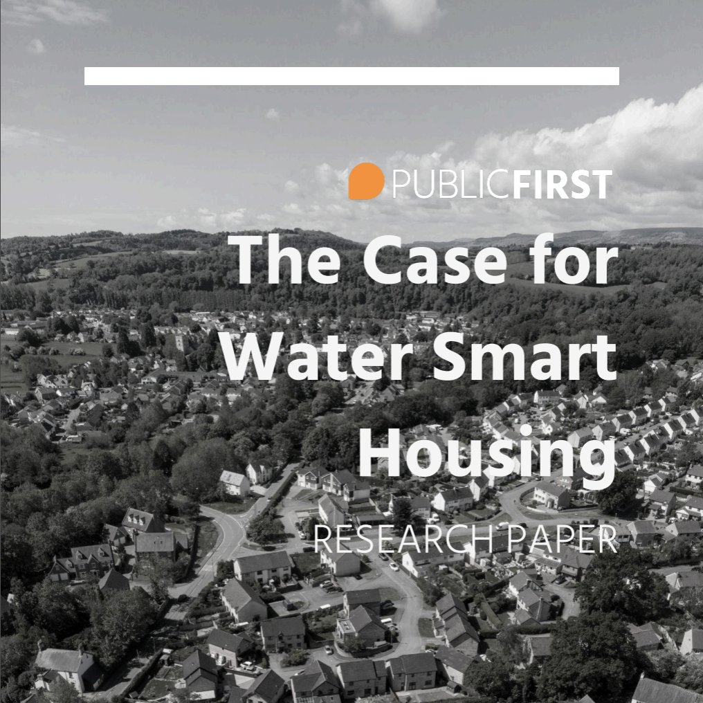 WaterSmart_EWSC's tweet photo. Economic analysis, commissioned by #EWSC &amp; @CIWEM and carried out by Public First, found that water scarcity could cost the UK economy £25bn over the next five years, due to undelivered housing developments.

You can read the report in full here 👇

https://t.co/ni0wliWGVe https://t.co/xnlVoQXgtt