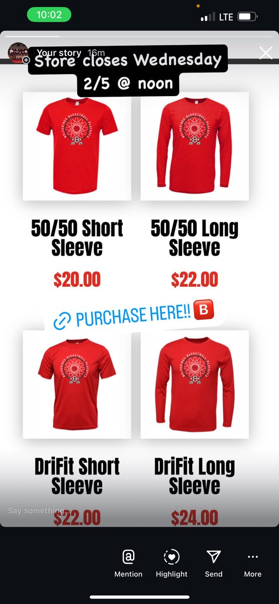 Playoff shirts! 

Store closes on Wednesday @ noon.

fundrgear.com/clearbrookbb/s…
🅱️