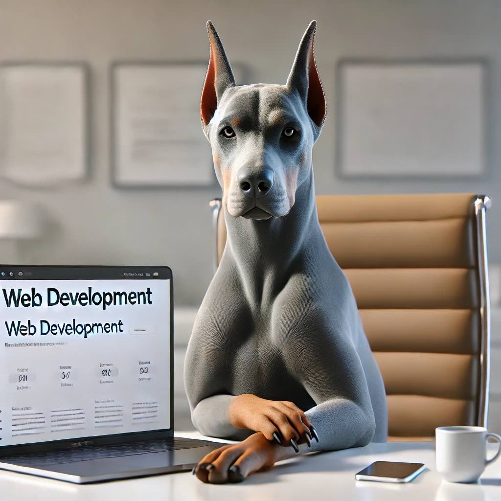 Sabrebluedobie's tweet image. 🐶 Sabre approves this message: Your small business needs a site that works as hard as you do! 🐾 Let&apos;s build something great together. #WebDesignLife #DogsofTwitter