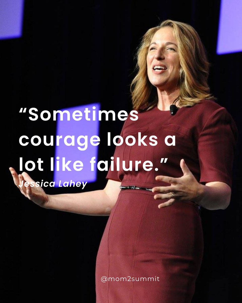 It’s in those moments of vulnerability and growth that we truly step into our power. What’s one moment of "failure" that turned into a lesson for you? #CourageOverComfort #JessicaLahey #Mom2Summit