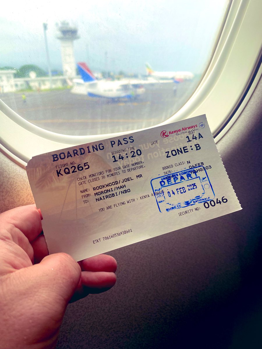 I left Comoros today, my 178th country. 

Now I’m back in Nairobi after 20 years, en route to Uganda to help plan a new UCD Volunteers Oversees GAA project.

Before that, this was a strong contender for the maddest Bank Holiday weekend ever: 🇪🇬🇹🇿🇰🇲🇺🇬