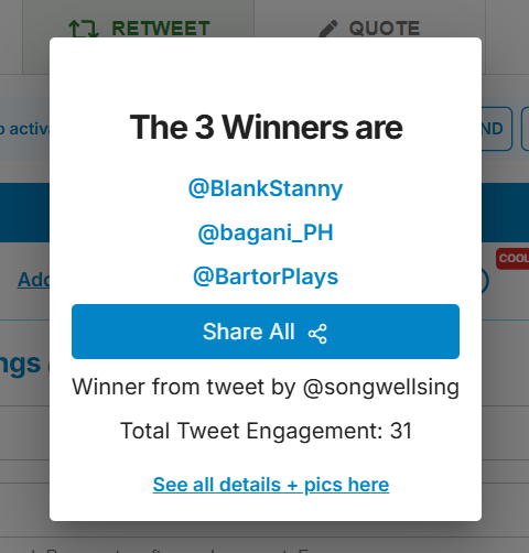 songwellsing's tweet image. Congratulations to our winners! expect a DM from me to collect your wallet address and thank you to all who participate this little giveaways!. and I hope you guys can snag some #saucey prize soon for our upcoming giveaways . @BlankStanny @bagani_PH @BartorPlays