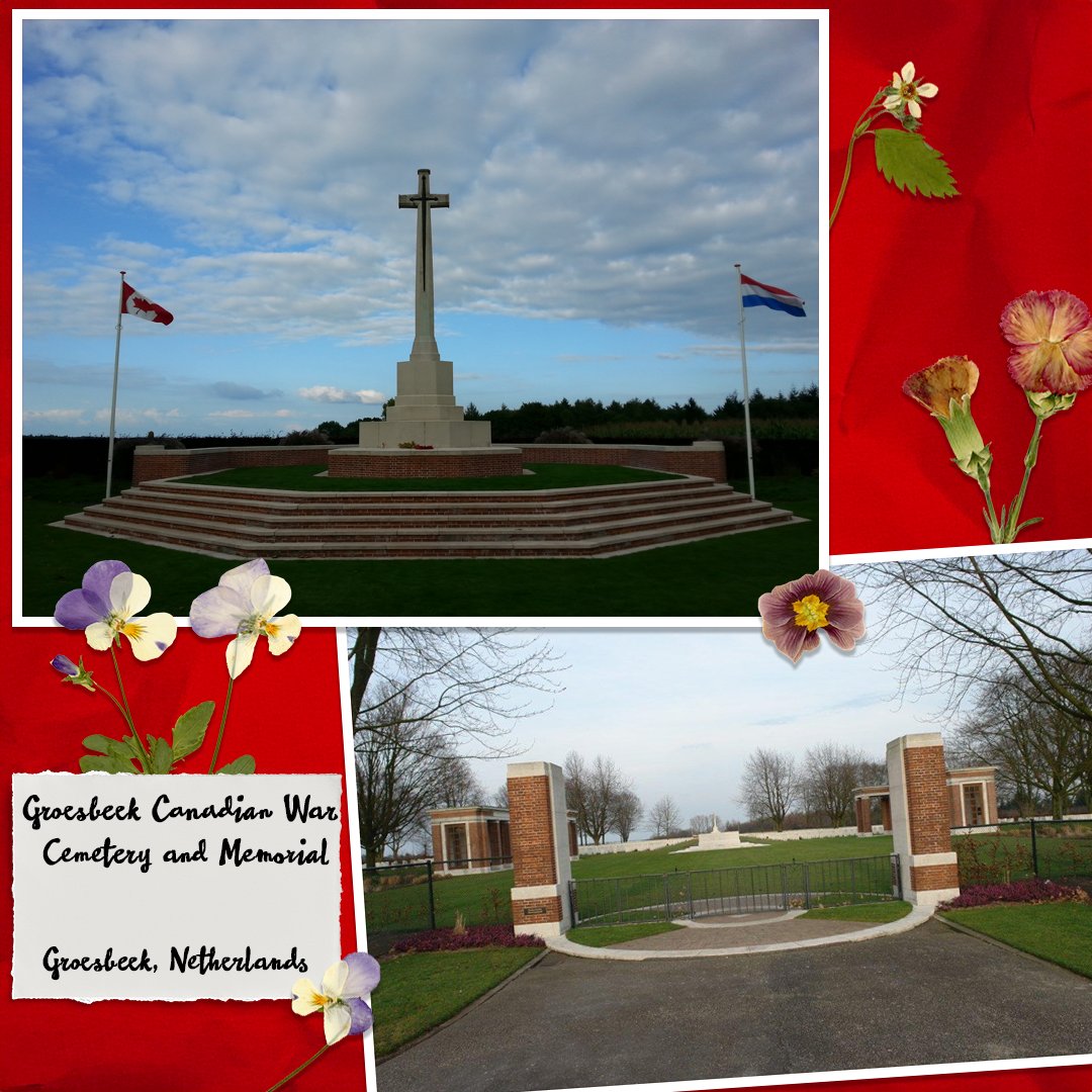 The Groesbeek Canadian War Cemetery located in Groesbeek, Netherlands, is unique as it is one of the few cases where bodies were moved over international borders. 

findagrave.com/cemetery/19724… 
Photo: Alice Snijders, Frits Kruishaar