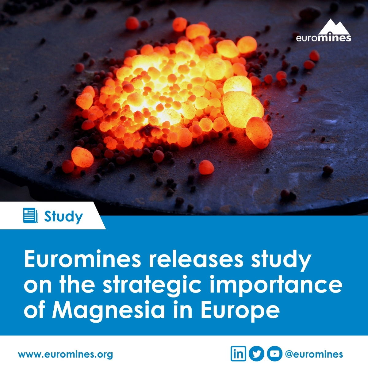 euromines's tweet photo. 🚨 #Euromines study: Magnesite & Magnesia – Key for Europe’s future
Magnesite & magnesia are vital for Europe’s economy, green steel, & defence, powering 50% of strategic materials & 75% of green steel production.
🔗Study: https://t.co/C7ZZorzWEJ
#StrategicRawMaterials https://t.co/SHuZExWg3t