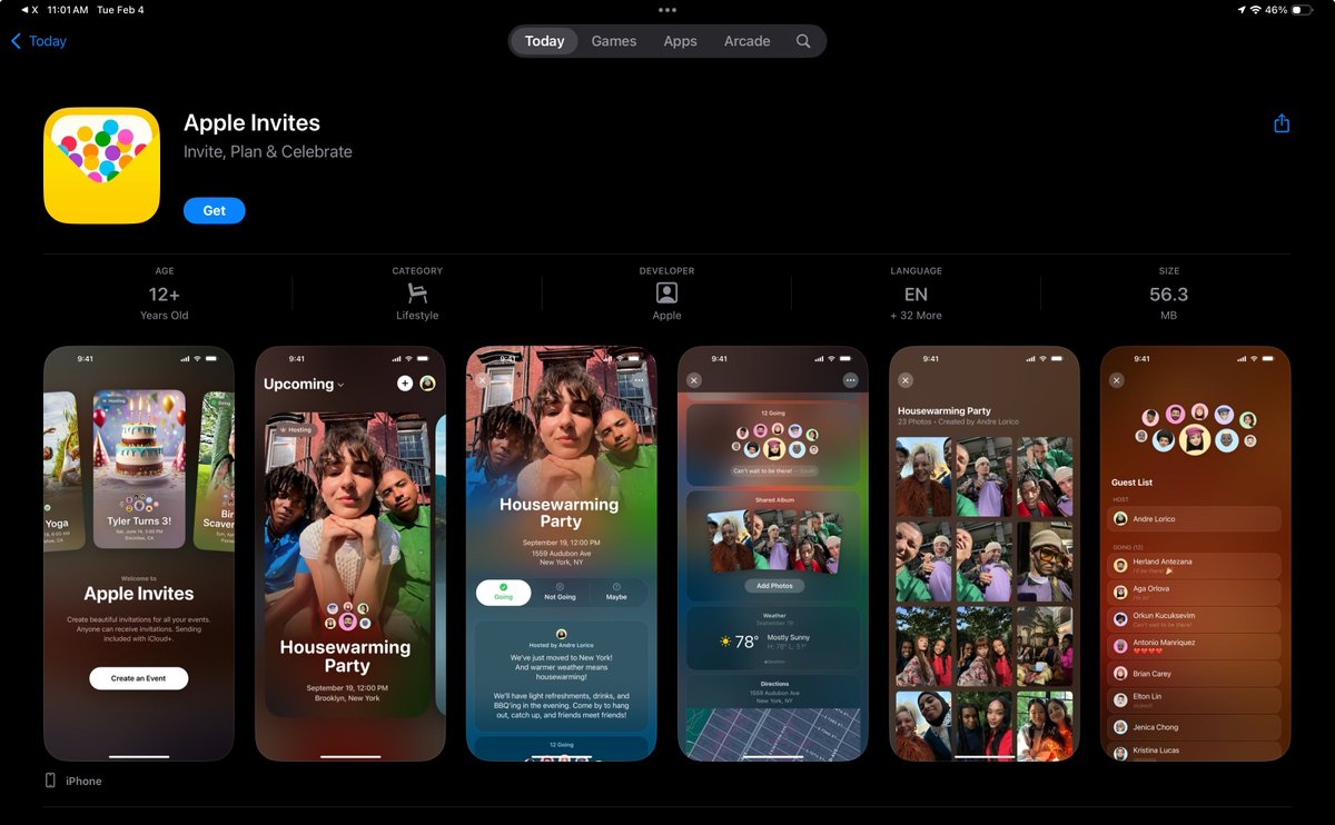 Apple has just launched a new app for iCloud+ subscribers: Apple Invites! The design is fascinating, certainly unlike anything else they’ve shipped.