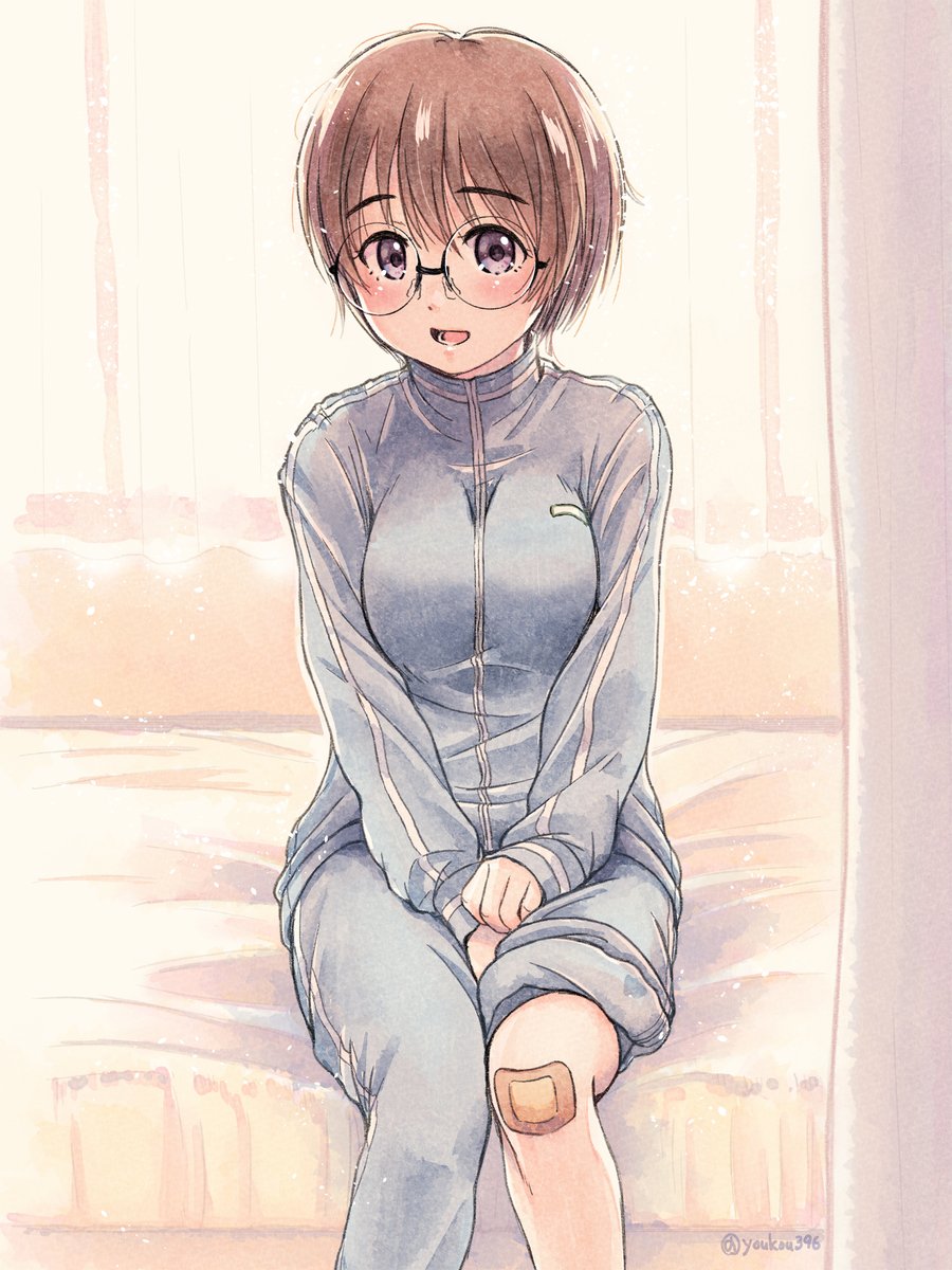 #刺さる人に届け一次創作祭り
ショートカット + 眼鏡っ娘 + ジャージ が好き 
