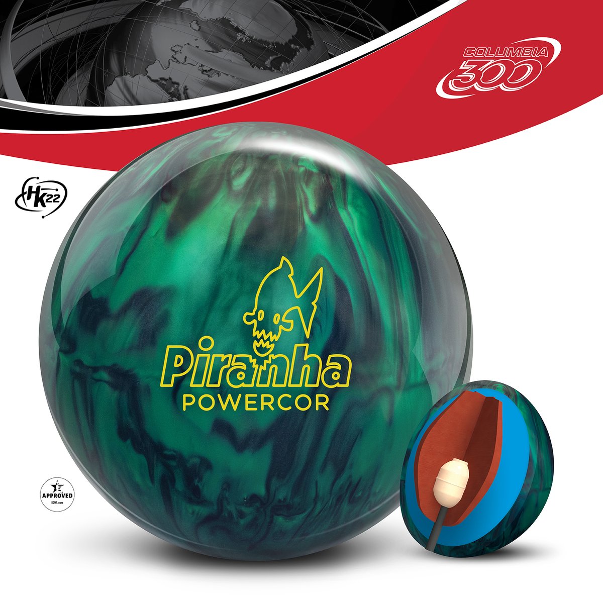 The Jade Piranha Pearl is BACK! 🔥  #Columbia300 #JadePiranha 02.20.2025 #HK22 #HyperKinetic22 #BowlsTheWorldOver