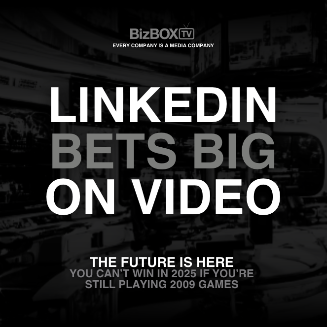 🎥 LINKEDIN DOUBLES DOWN ON VIDEO

Video isn’t just King - it’s becoming the entire Kingdom!

(Or, Queendom ;) 👑

Social media giants like Instagram, Facebook, TikTok and YouTube have been running the show for years, and now LinkedIn is stepping up its video game in a BIG way.