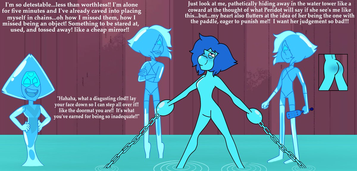 GojirosArtDojo's tweet photo. Suprise suprise, with all her baggage, Lapis is secretly into self punishment XD https://t.co/8hAiSIbCS4