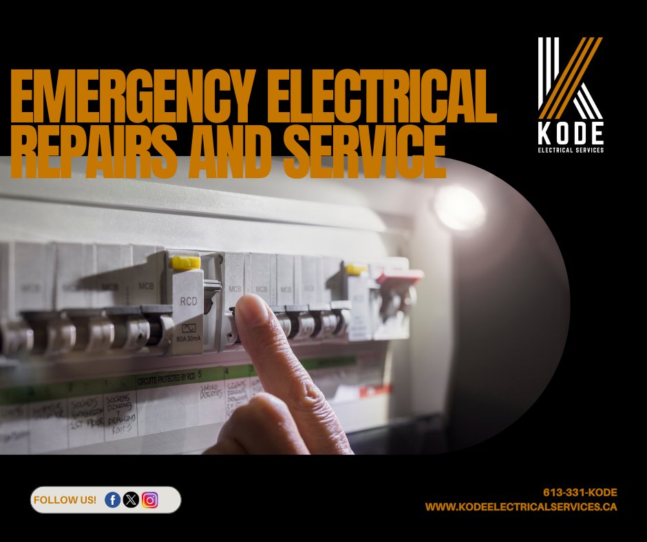 KodeElectricYGK's tweet image. Power outage? Faulty wiring? Urgent electrical issue? We’ve got you covered! 🔧⚡ Our expert electricians are ready to restore power and safety anytime, anywhere.
📱: 613-331-5633
📧: kode.electrical@gmail.com
#ygk #electrician #PoweringYourProjects