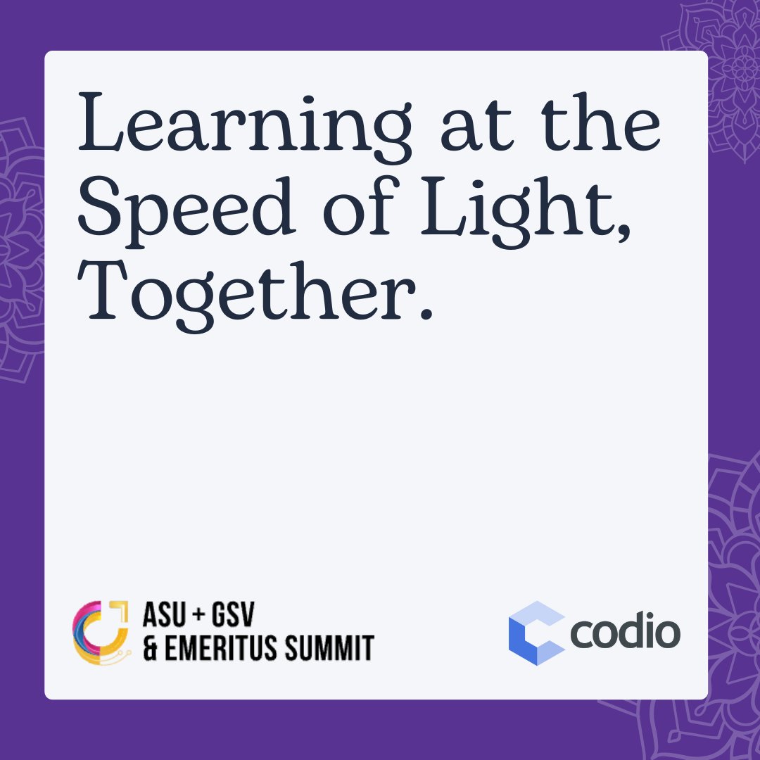 Day two in Gurgaon, India at the ASU+GSV &amp; Emeritus Summit! 👥

We're ecstatic to join so many other education and skills leaders to celebrate Learning at the Speed of Light! ☀️😎

#ASUGSVEmeritusSummit #AllEyesOnIndia