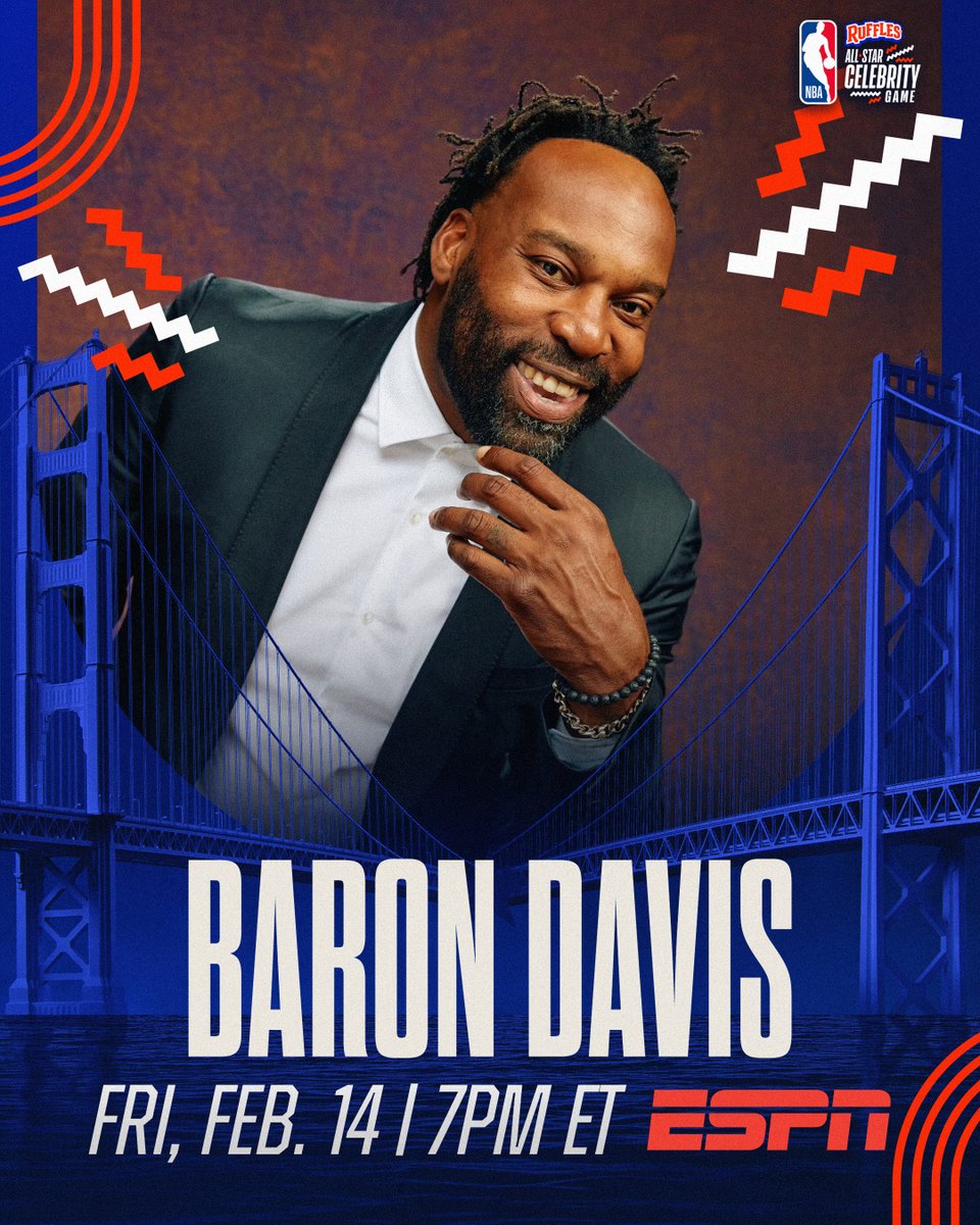 Bringing his talents to the #RufflesCelebGame at #NBAAllStar… it’s <a href="/BaronDavis/">Baron Davis</a>!