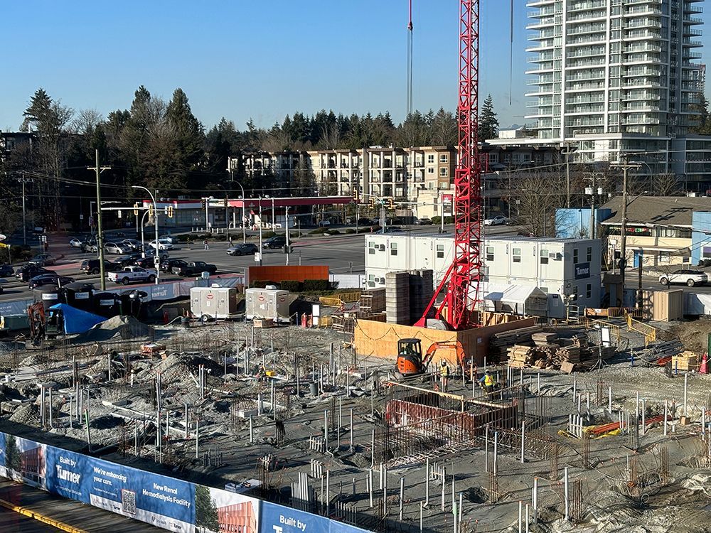 SurreyHospFdn's tweet photo. Construction of the new Renal Centre is in full swing at Surrey Memorial Hospital! Check out the photos and read the latest updates: https://t.co/GvaUjwRmQo https://t.co/ZvJeyrwcFU
