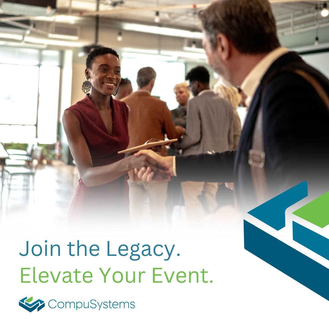 At #CompuSystems, we're not just at the forefront; we're paving the way. With our blend of pioneering innovation, personalized service, and a commitment to excellence honed over decades, we transform every #event into an unforgettable success.