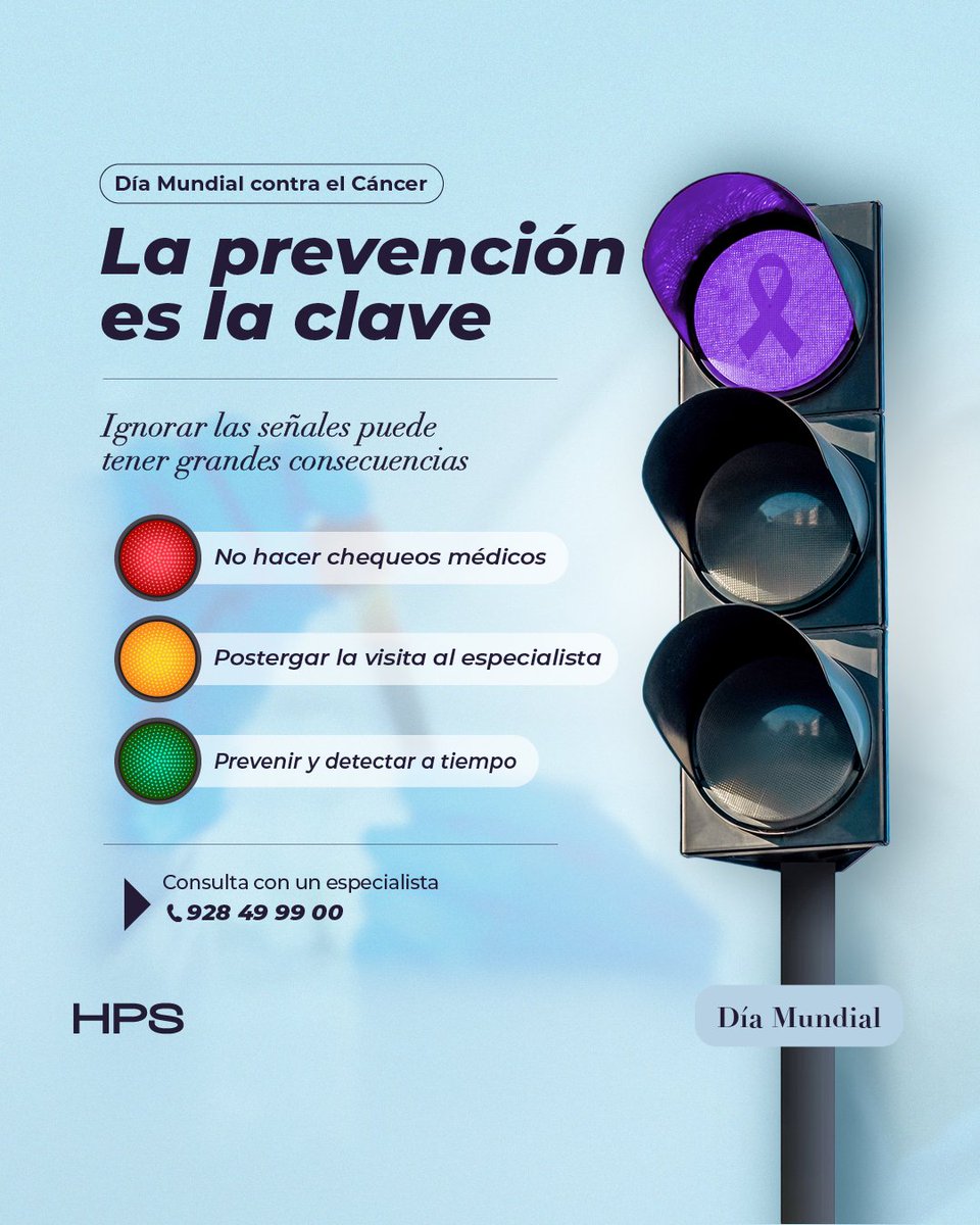 En HPS, queremos enviar nuestro apoyo y fuerza a todas las personas que luchan contra el cáncer y a sus familias. Sabemos que esta enfermedad representa un gran desafío, pero también sabemos que la prevención y la detección temprana pueden marcar la diferencia. 💜🎗️