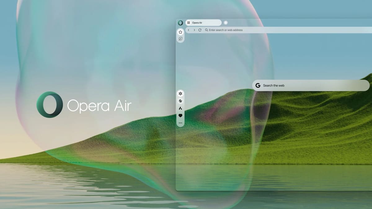 CeotechI's tweet photo. Opera Air: il browser che migliora il tuo benessere digitale
#AI #Benessere #BenessereDigitale #BenessereMentale #BenesserePsicoFisico #Browser #Concentrazione #Mindfulness #Navigazione #Notizie #Opera #OperaAir #Pause #Relax #Software #Tech #TechNews #Tecnologia #VPN https://t.co/6sJB4qwIRn