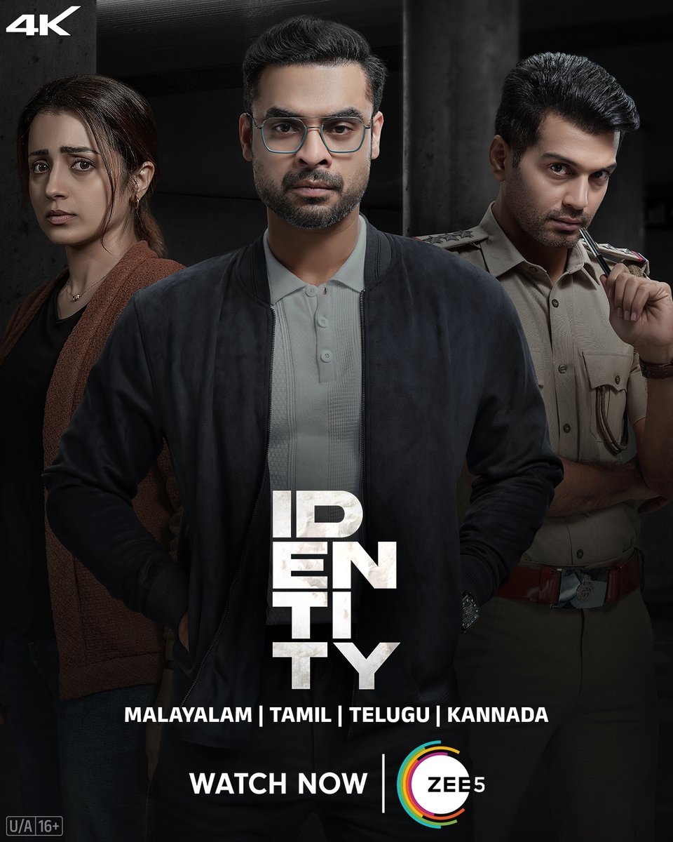 Latest Action Thriller featuring Tovino Thomas, Trisha Krishnan, and Mandira Bedi.

Watch the 1st Malayalam Blockbuster of the year - IDENTITY, also dubbed in Tamil, Telugu, and Kannada. 
Out now on <a href="/ZEE5India/">ZEE5Official</a> . Packs start at just $5.99. Subscribe Now!

zee5.com/global/myaccou…