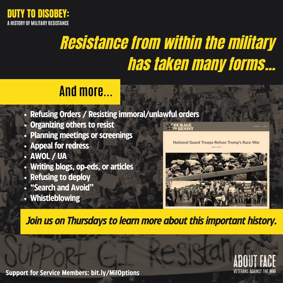 About Face: Veterans Against the War tweet media