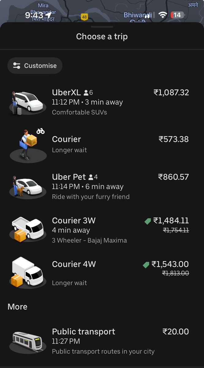 d3rocks's tweet photo. @Uber_India why no auto 🙁 https://t.co/d8j2YjSeHv