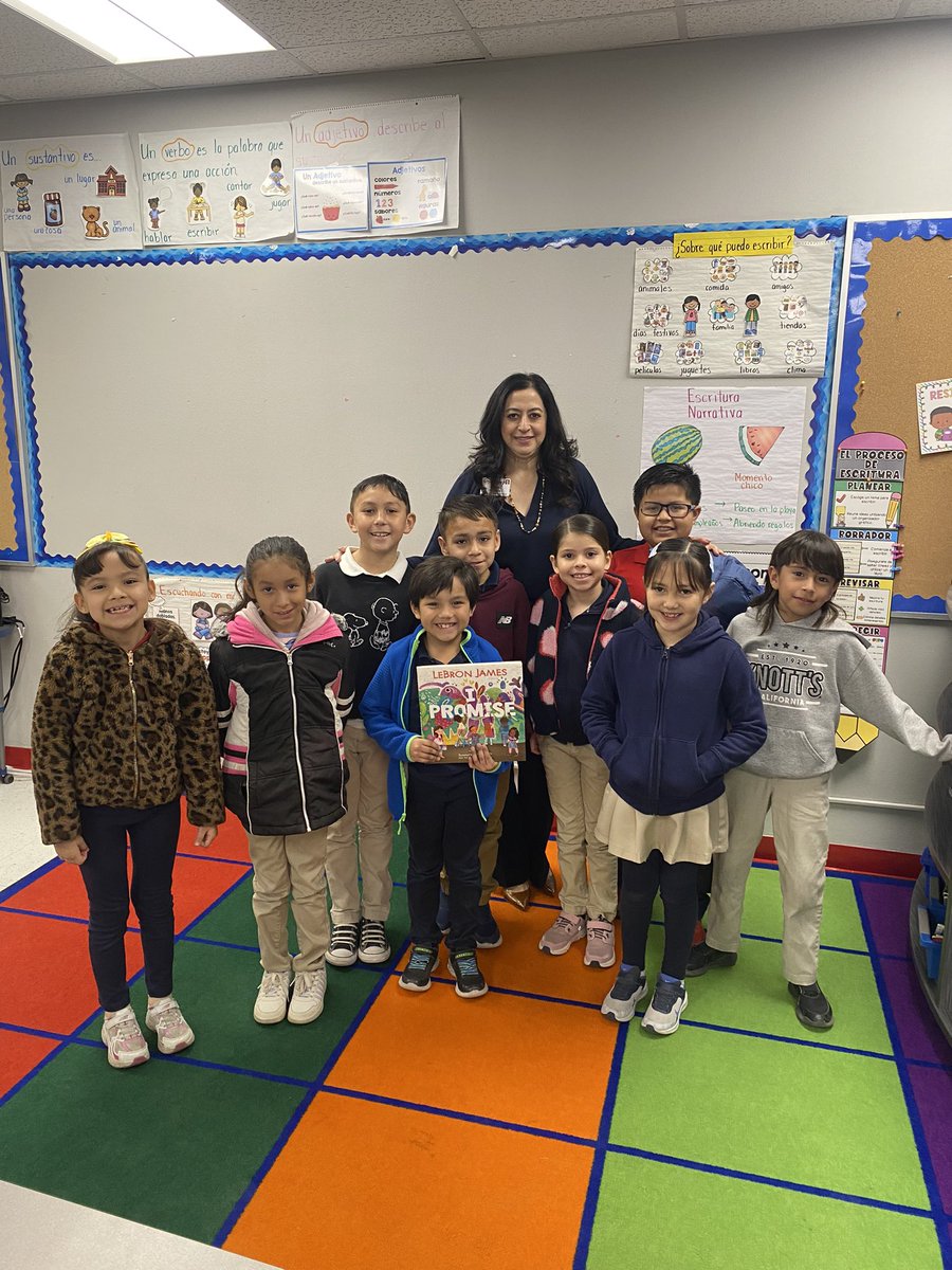 Enjoyed reading to Presa second grade Wildcats this morning!@Presa_Wildcats