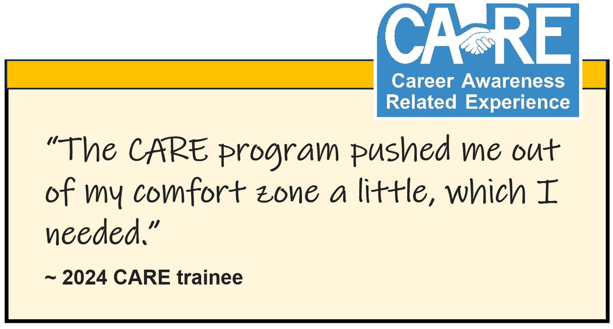 All of last year’s trainees who completed a post-program survey recommend that other Columbia teens take part in the CARE program in the future.

To apply for one or more of CARE’s summer jobs, visit gocomojobs.com/postings/search. Applications will be accepted until March 9.