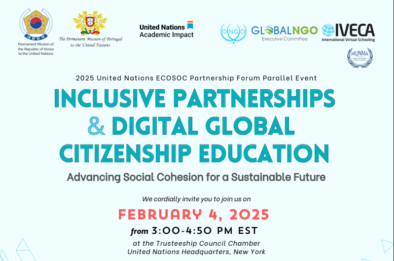 Today, on Tuesday February 4 2025 at <a href="/UN/">United Nations</a>, the Permanent Mission of the Republic of Korea (<a href="/ROK_Mission/">Republic of Korea Mission to the UN🇰🇷🇺🇳</a>) and the Permanent Mission of Portugal (<a href="/Portugal_UN/">Portugal at the UN</a>) will sponsor a parallel event of the 2025 Economic and Social Council Partnership Forum, entitled “#Inclusive Partnerships