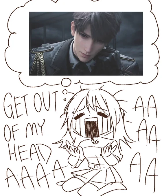 been working very hard on this month's video but all I wanna do is draw LaDS fan comics IM IN HELL 