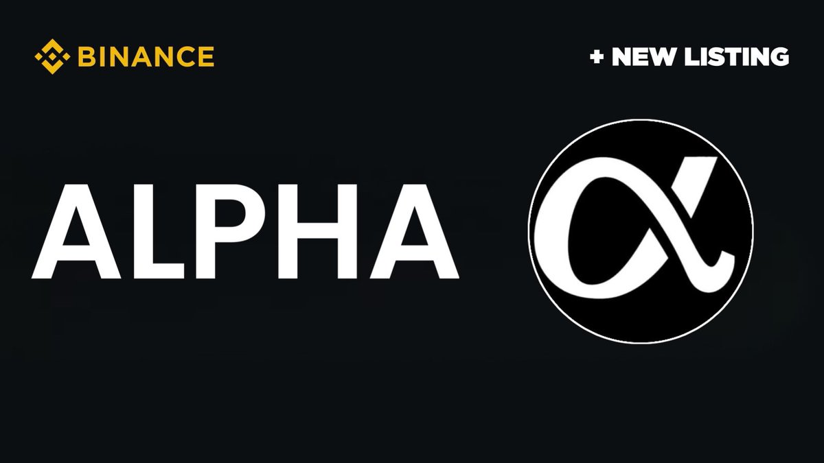 quantx0's tweet photo. $ALPHA listing to @binance ? https://t.co/62e2q3BLIQ