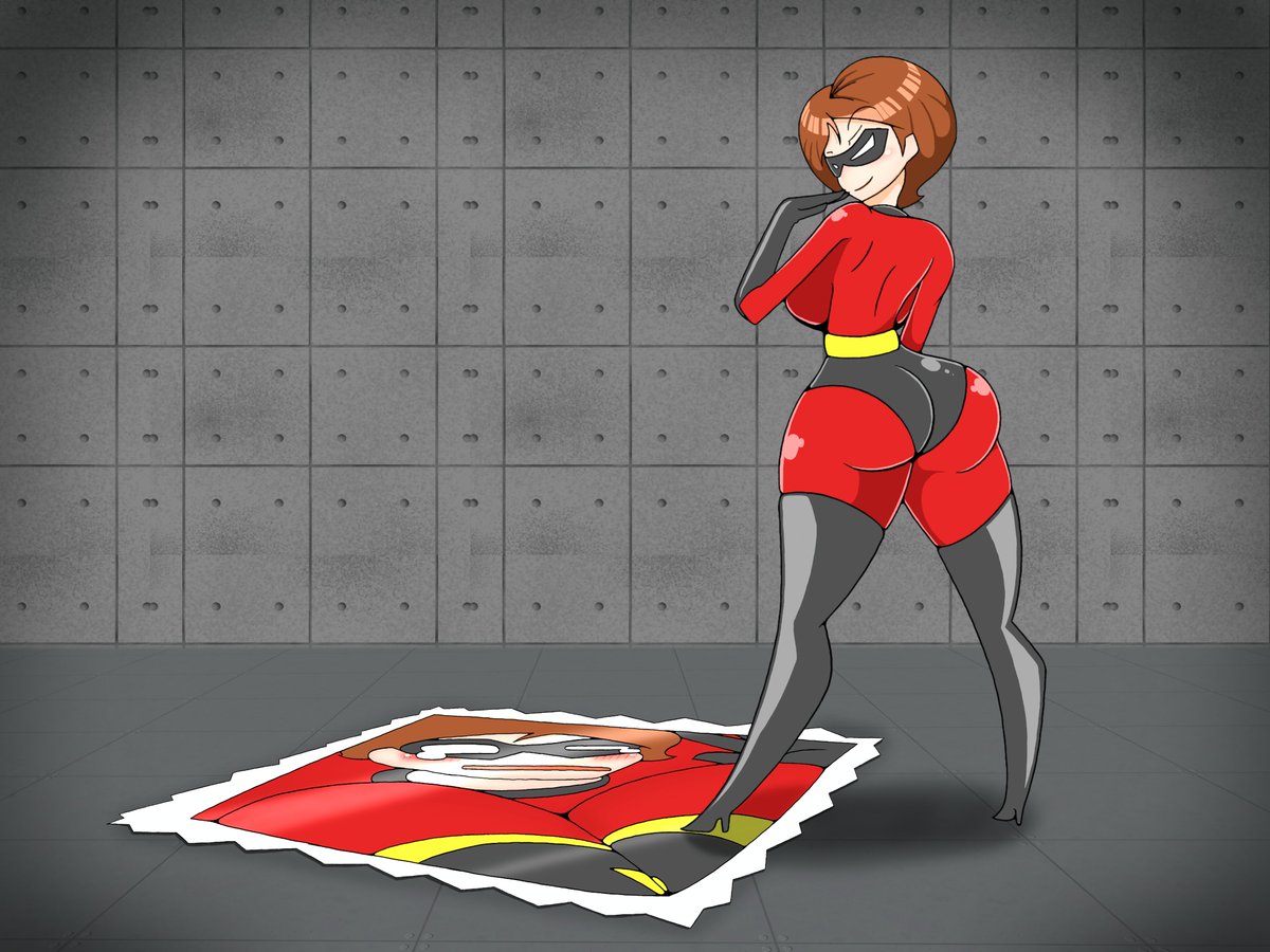 #毎月４日は平面化の日
久しぶりに平面化の日 参加～
某無限にて叩き潰されて、ぺちゃんこにされる某人妻ゴムヒロインのイラストとなります

...尚、元動画は某でーう"ぃあんとあーとに置いてみたりしてます。3パターンくらいグラフィック違いあるので是非～
deviantart.com/squashtrap/gal…