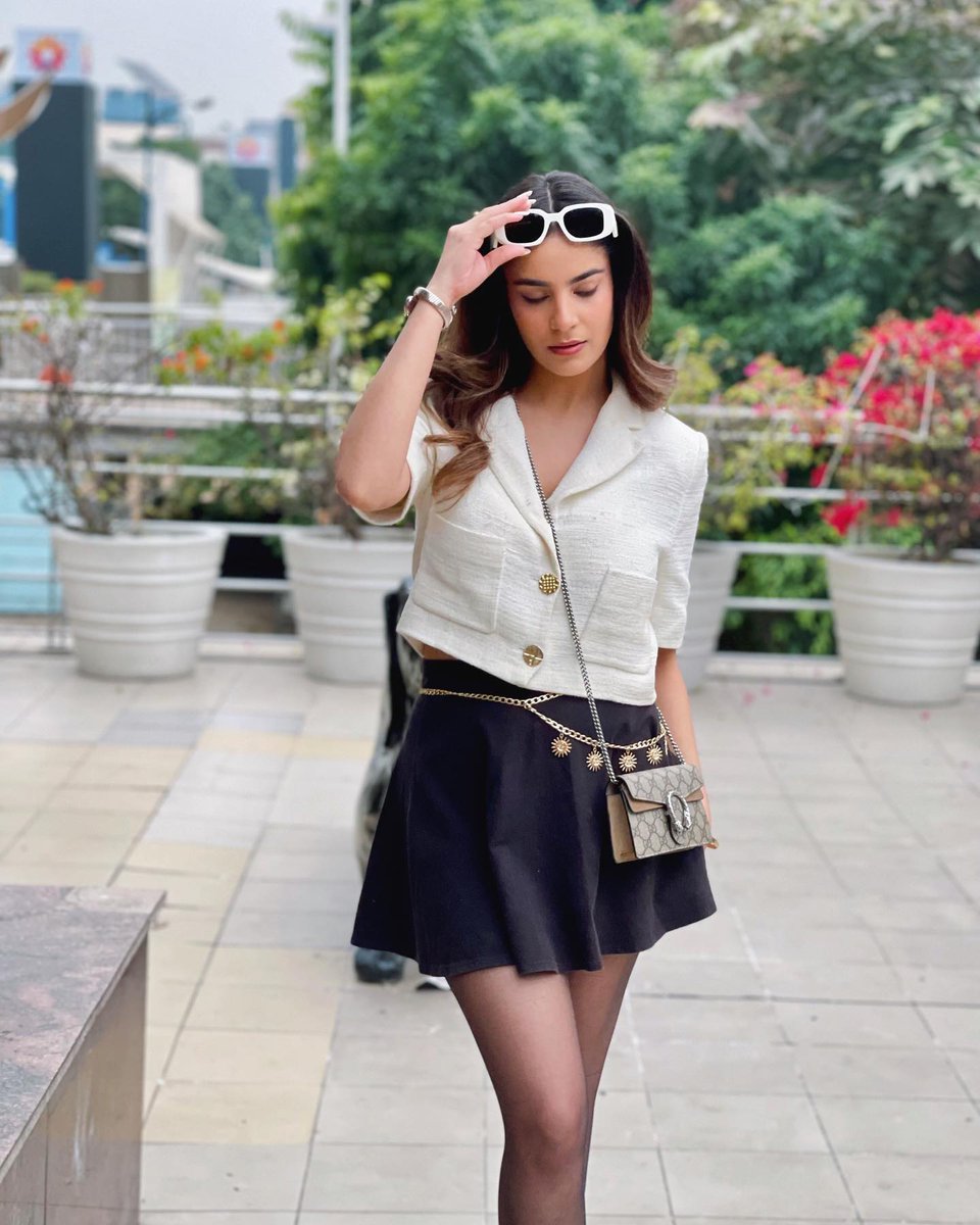 Blazing through the day in my favorite white ensemble! ✨