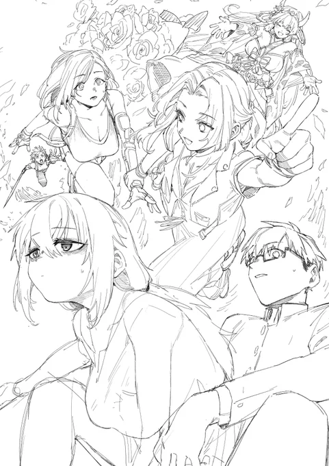 描きたいもの全部込めた 