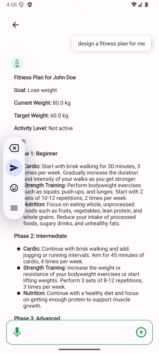 FitmeCreator's tweet photo. I have some exciting news to share. The ai is now even more personalized and it can design fitness plan tailored around user. In can also generate reports of your meals.
#Fitme #HealthTech #FitnessGoals #FitnessJourney https://t.co/vvWhmu6WhJ