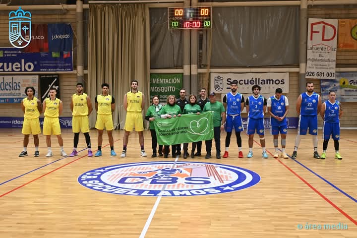 cbsocuellamos's tweet image. 📸 Página de Facebook del ayuntamiento de Socuéllamos.
Saque de honor con motivo del día mundial contra el cáncer de la Junta Local de la AECC de Socuéllamos.
🏀Crónica del partido👇👇
instagram.com/p/DFqDvSQJRZJ/…
@SomosGlobalcaja
@CabezueloFoods
@bodegascrisve
#GlobalcajaConElDeporte