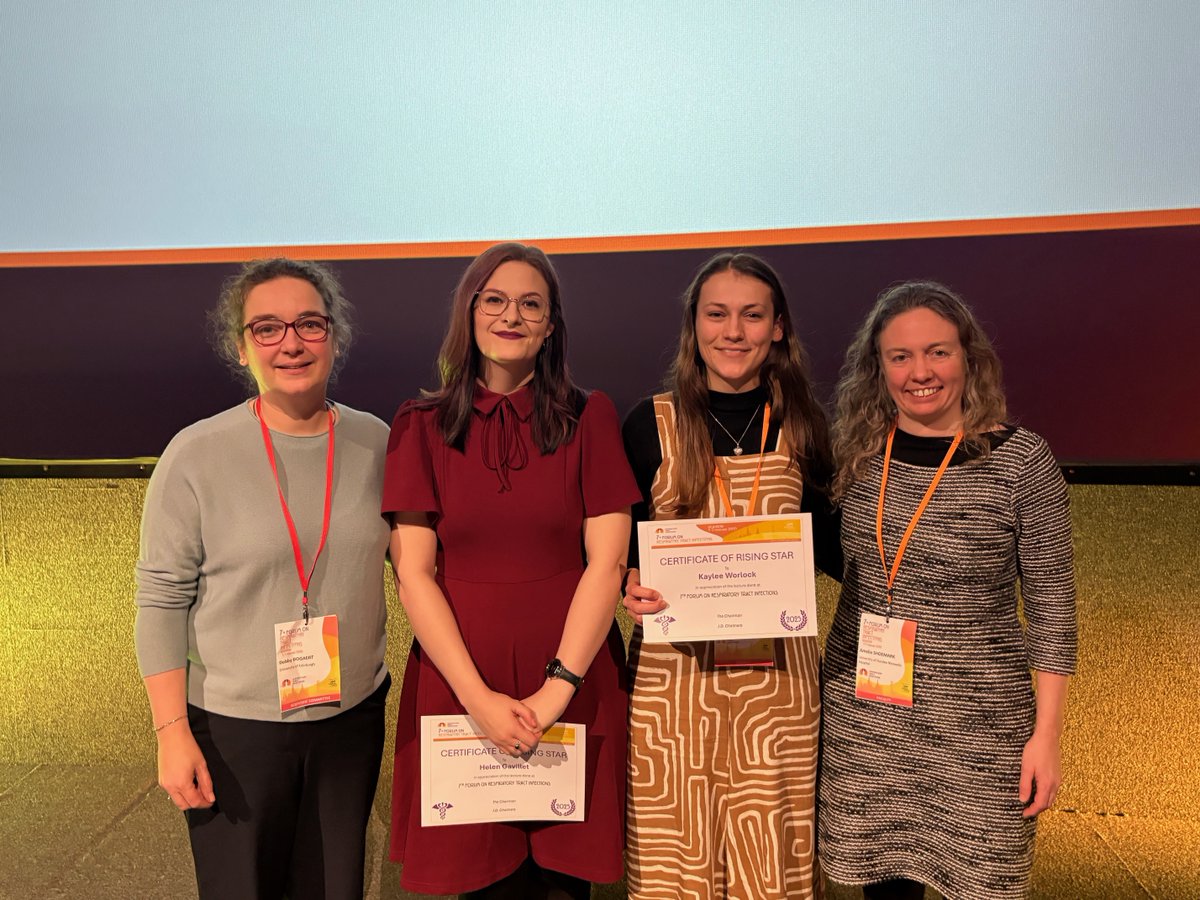 Lena Group Respiratory Hub 🫁 (@lena_group4resp) on Twitter photo Huge congratulations to our RTI 2025 Rising Stars! Here are our two deserving winners - <a href="/WorlockKaylee/">Kaylee Worlock</a> and <a href="/H_gavillet/">Helen Gavillet</a>.
Very well done to you both.
#RTI2025 #RespiratoryResearch #MedicalConference Huge congratulations to our RTI 2025 Rising Stars! Here are our two deserving winners - <a href="/WorlockKaylee/">Kaylee Worlock</a> and <a href="/H_gavillet/">Helen Gavillet</a>.
Very well done to you both.
#RTI2025 #RespiratoryResearch #MedicalConference