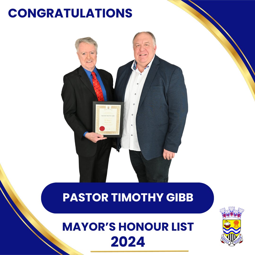 mayorofsarnia's tweet photo. Spirit of Sarnia.  Honour List (2) https://t.co/nNc8YiTOaD
