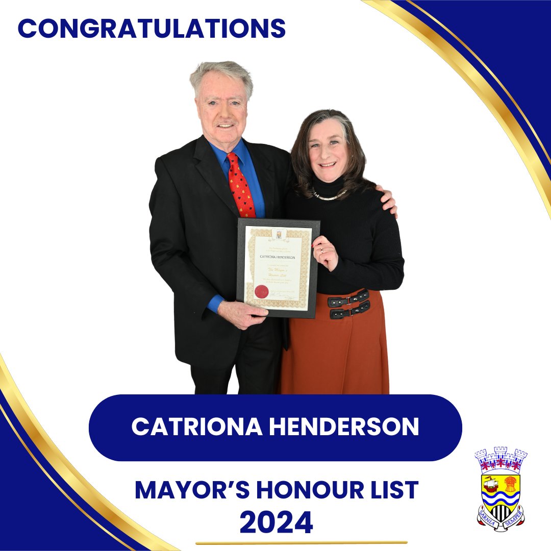 mayorofsarnia's tweet photo. Spirit of Sarnia.  Honour List (2) https://t.co/nNc8YiTOaD