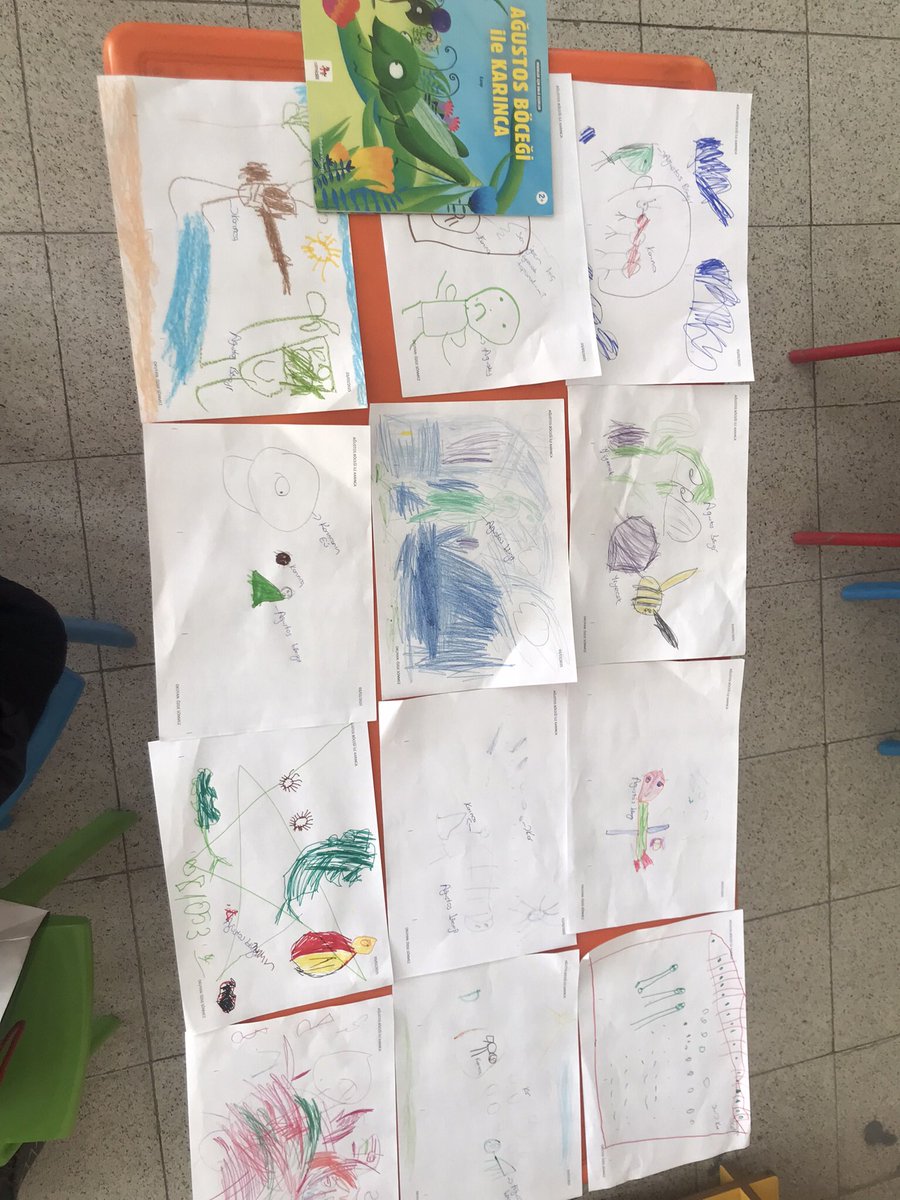 "Sınıfım Kütüphanem" projesi kapsamında 100. Yil Cumhuriyet Anaokulu 5 B sınıfı ögrencisi Özge Kütüphanemizden aldığı "Ağustos Böceği ile Karınca" adlı kitabın hikayesini arkadaşlarına anlattı. Arkadaşları kitaptan istedikleri kısımların resimlerini çizdiler.<a href="/DmrRemzi/">Dr. Remzi Demir</a>