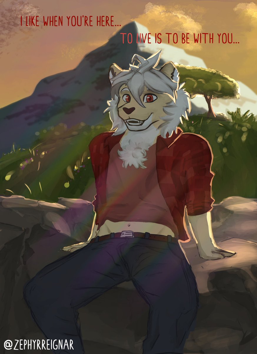 ZephyrReignar's tweet photo. "I want to go slower."

Lake from @DawnChorusVN 
#DawnChorusVN #furryarts https://t.co/ALAzeq1sVP