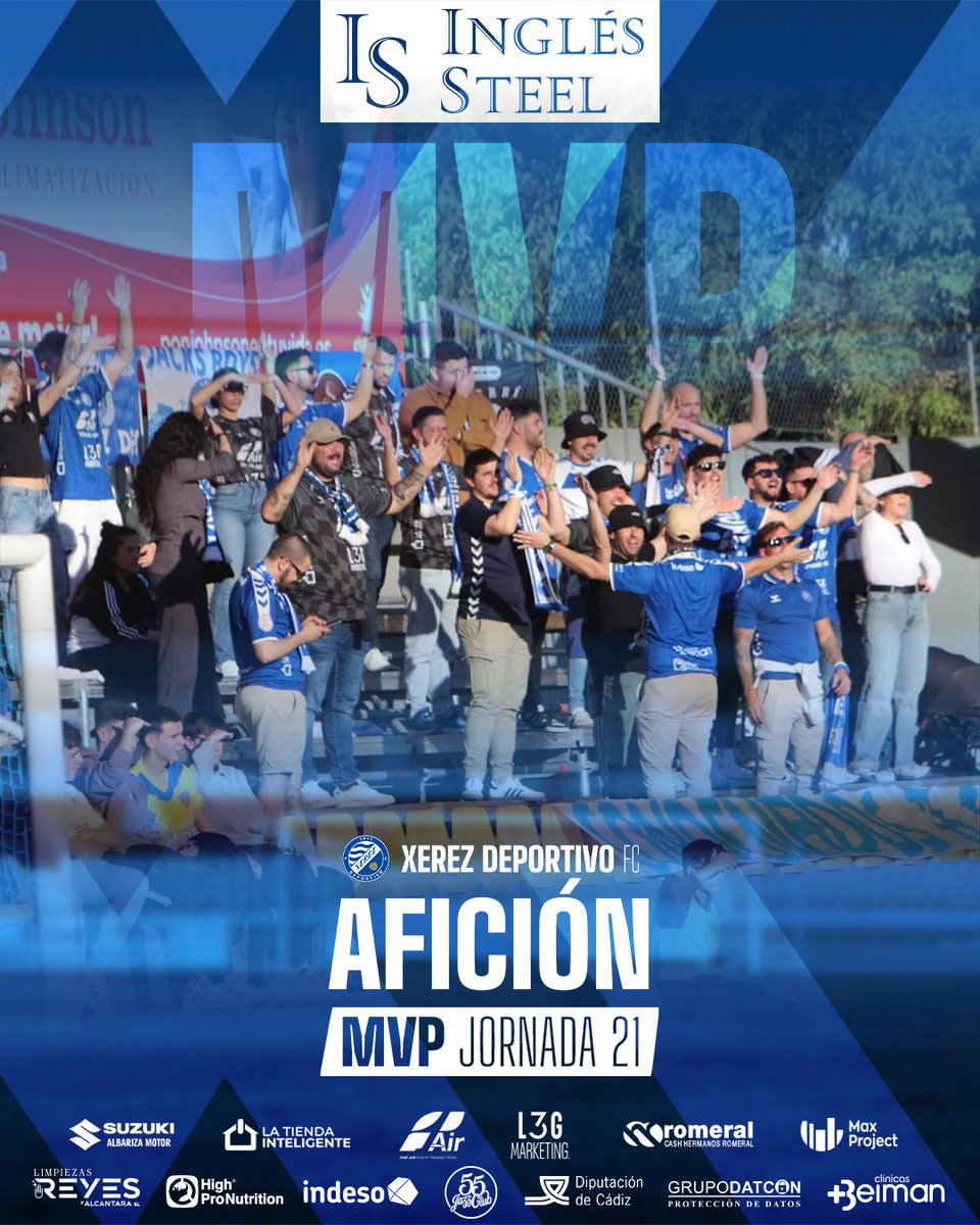 IV Trofeo Juan Bellido 🏆| El premio de esta semana es para los que siempre están ahí: 𝗔𝗙𝗜𝗖𝗜Ó𝗡

🤝 Patrocinado por Inglés Steel

#TuXerecismoDejaHuella