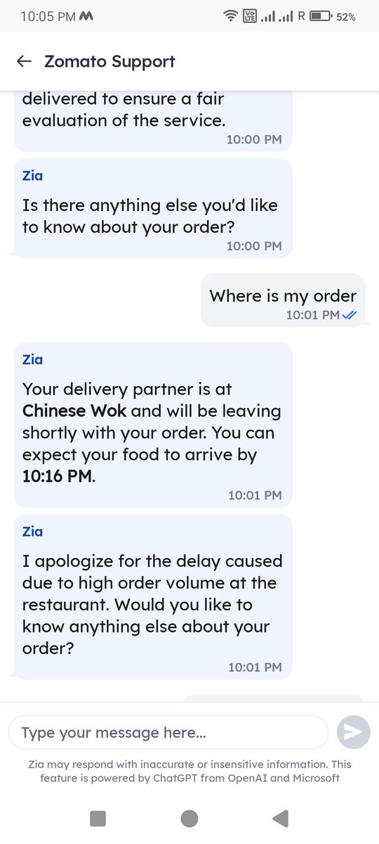amsumitdmt's tweet photo. See how zomato make us fool about the time slot commitment 
#Zomato #fsai
#Kejriwal
#homeminister
#PMO https://t.co/scBDFQd6YN