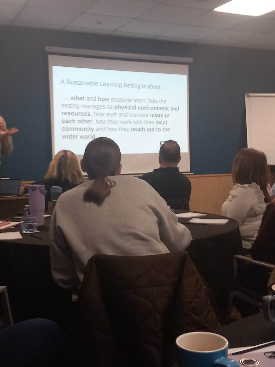 EYLynette's tweet photo. Today I spent time with professionals across all sectors exploring what it means to be a sustainable setting. 
Great discussions were had around the 4 C's and shaping poss indicators  led by Mhari and Mark from @EducationScot 
 #Target2030
@Rannoch_ELCC  @GPaterson_EY https://t.co/gqsxT4nIFo