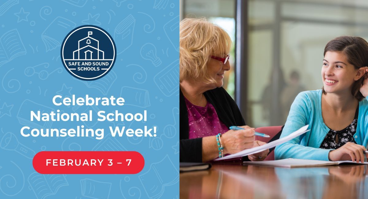 Happy National School Counseling Week! We’re grateful for school counselors’ dedication to guiding, supporting, and advocating for students every day—and for keeping them #safeandsound. Please join us in celebrating them!