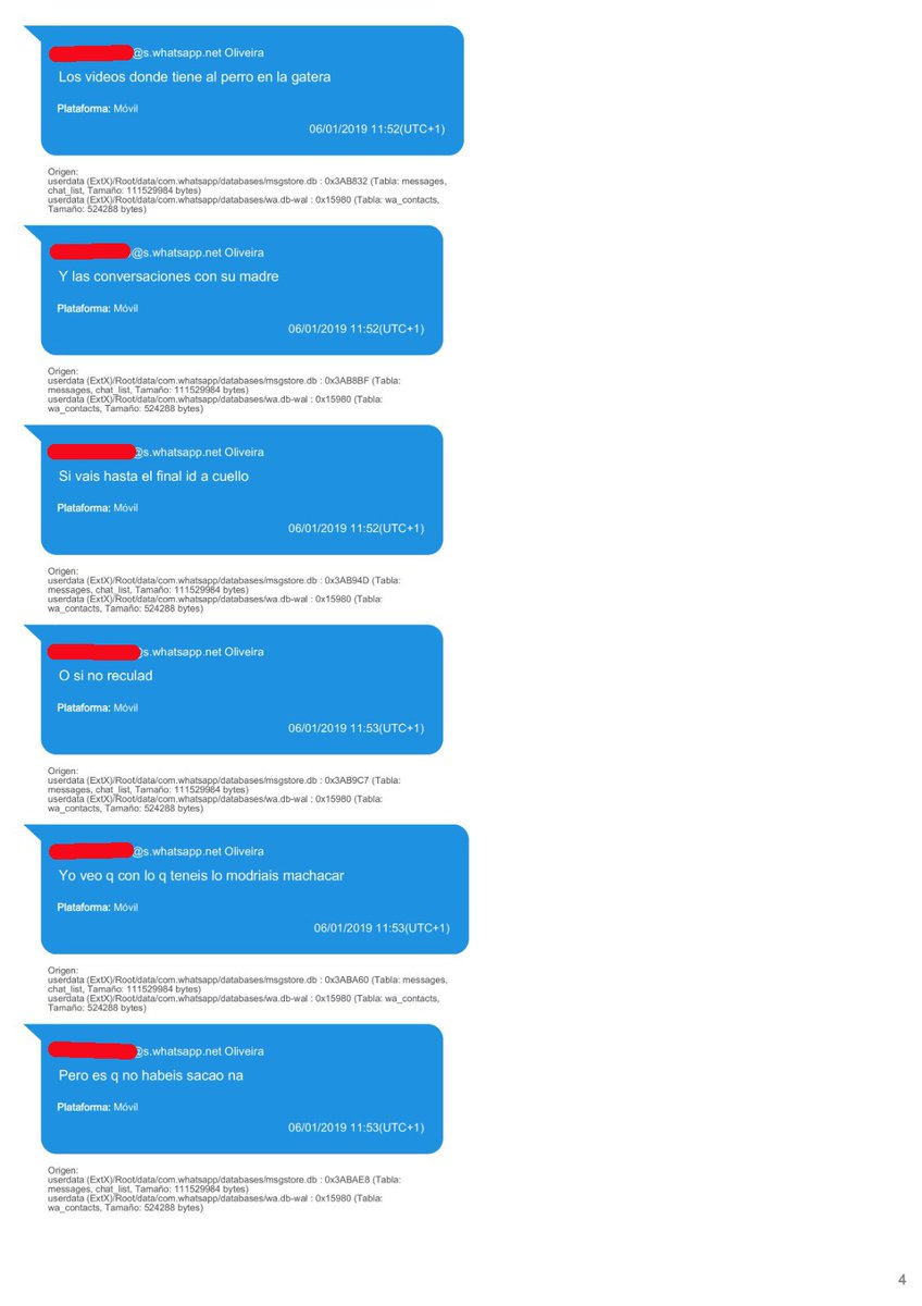 Javier Oliveira, testimonio en el juicio del perro con el único afán de seguir acosándonos, sabía desde 2018 el maltrato que Dalas daba a Argos.
Estás son conversaciones donde me pedía que HUNDIERAMOS a Dalas y publicáramos el vídeo de la "gatera"
Hay que ser RUIN
#SeLlamaMarlos