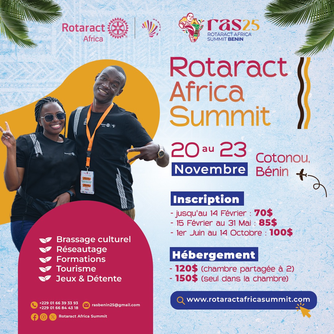 Rotaract Africa Summit Bénin 2025 tweet media